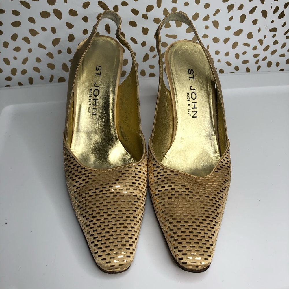 St. John slingback heels